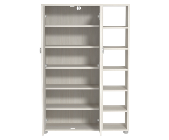 Bryn Tall Shoe Cabinet- White