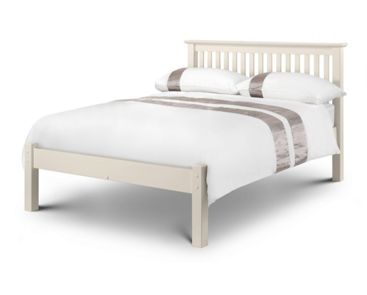 Barcelona Small Double Bed LFE - Stone White