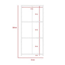 Dexter Low Bookcase with 3 Shelves