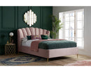 Lottie Double Ottoman Bed - Pink