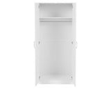 DAKOTA 2 DOOR WARDROBE BEDROOM SET - WHITE