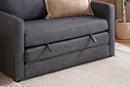 Eli Fold Out Sofa Bed - Grey