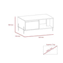 Dexter Coffee Table with 2 Doors