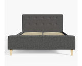 Ashbrook King Size Bed-Grey