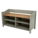 Corona Grey large shoe storage bench with storeage area,