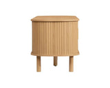 Axel Fluted Small TV Unit - Oak