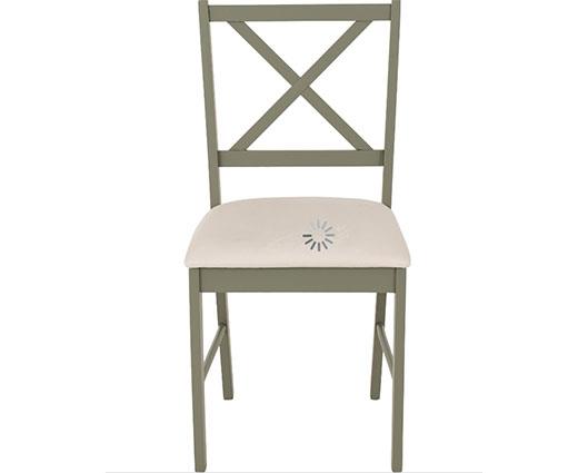 BALFOUR 1+4 DINING SET - SAGE GREEN/OAK EFFECT/MINK MICROSUEDE