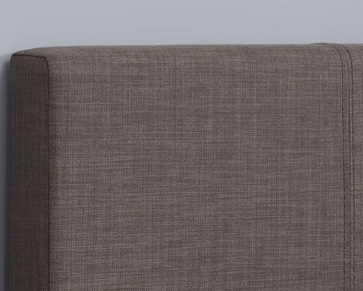 Beda King Size Fabric Ottoman - Grey
