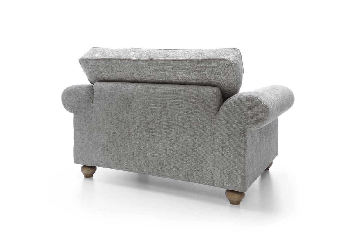 Iris Love Seat - Ash Grey