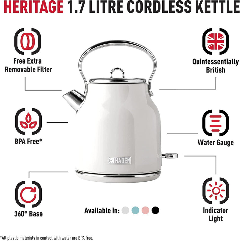 Haden Heritage 1.7L Kettle Ivory