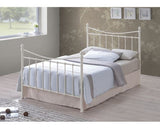 Amber King Bed Frame-Ivory
