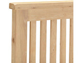 WINDSOR 4'6" LOW END BED - NATURAL OAK