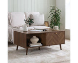 Herringford 1 Drawer Coffee Table - Walnut