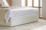 Lanis King Ottoman Bed - Cream