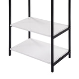 Scala Open Wardrobe with 2 Shelves - White