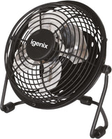 Igenix 4" USB Desk Fan