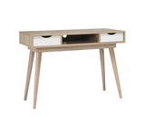 Selda Desk Oak With White Drawers