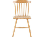 EMERY EXTENDING DINING SET (X6 CHAIRS) - NATURAL OAK EFFECT