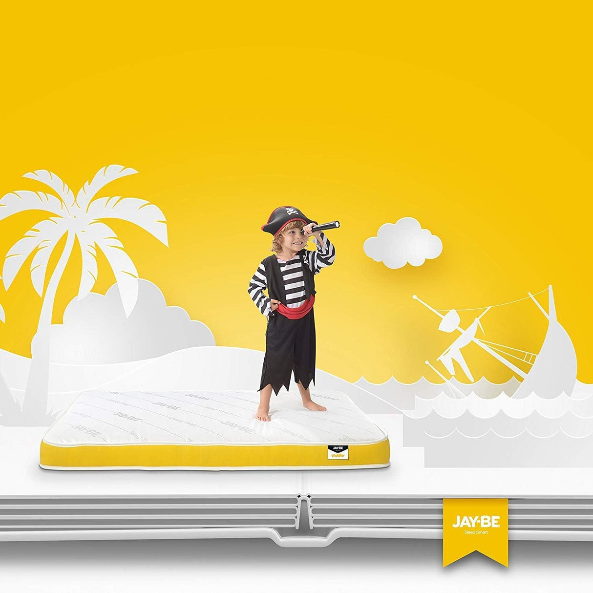 Jay-Be Toddler Anti-Allergy Foam Free Micro e-Pocket Sprung Mattress