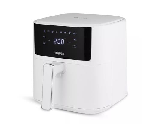 Tower 6 Litre Vortx Digital Air Fryer - White