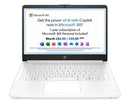 HP 14-dq6500sa 14" Laptop - Intel® N150 128gb White