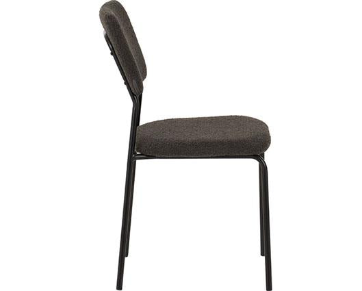 SHELDON DINING CHAIR (X4 PER BOX) - GREY BOUCLE FABRIC