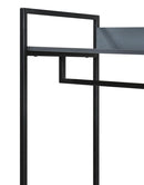 Alva Open Wardrobe 2 Drawers - Dark Grey