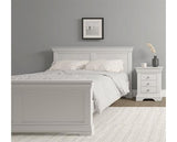 BORDEAUX 4'6" HIGH END BED - IVORY