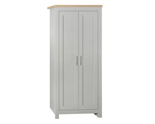 Harper 2 Door Wardrobe-Grey