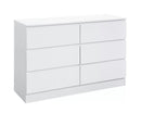 Oakley 6 Drawer Chest- White