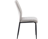 CHILTON DINING CHAIR (X4 PER BOX) - GREY FABRIC