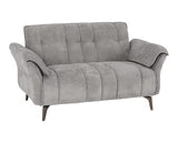 Amalfi 2 Seater Sofa - Grey Fabric