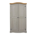 Corona Grey 2 Door Wardrobe