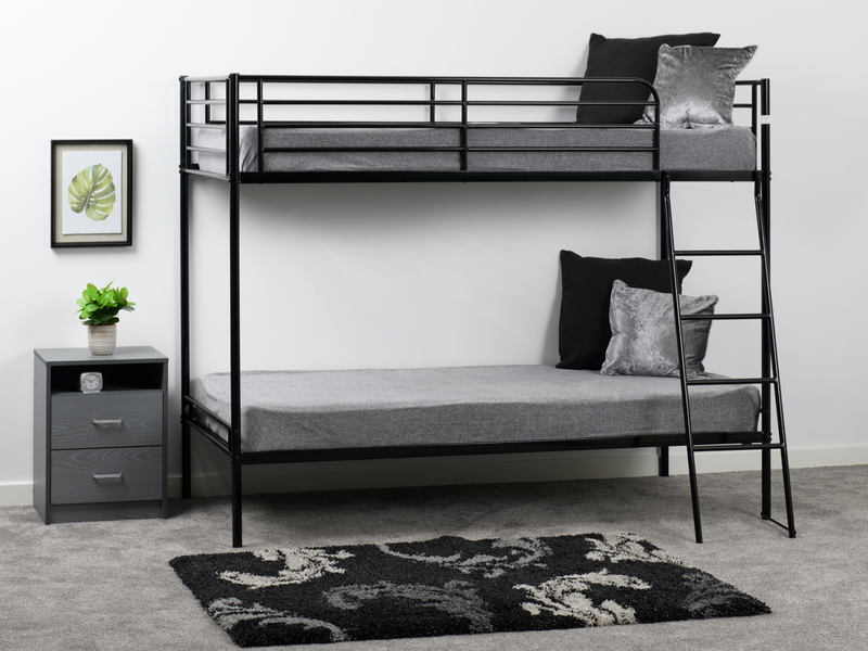 Black Metal Bunk