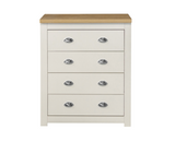 Harper 4 Drawer Chest-Cream