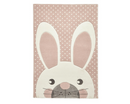Bunny Rabbit  Kids Rug - Pink - 120cm x 170cm