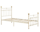 Athens Single Bed - Cream