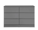 Oakley 6 Drawer Chest- Grey