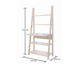 Tall Ladder Desk-White