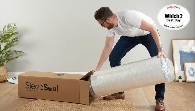 Roll Up Bliss 800 Pocket Memory Pillow Top Mattress (32cm Depth) - King
