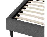 VERONA 4'6" BED - GREY FABRIC