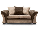 Francisco 2 Seater Sofa - Brown & Beige