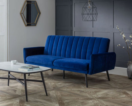 Blue Velvet Sofabed