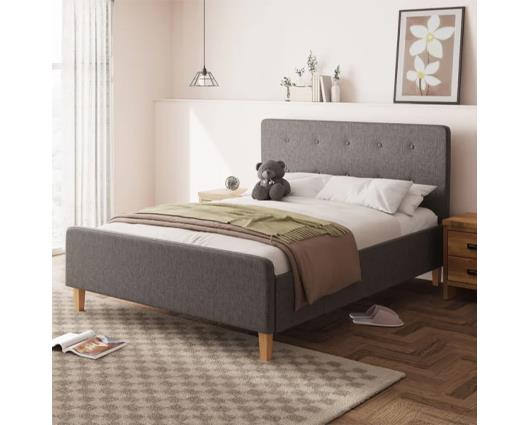Ashbrook King Size Ottoman-Dark Grey