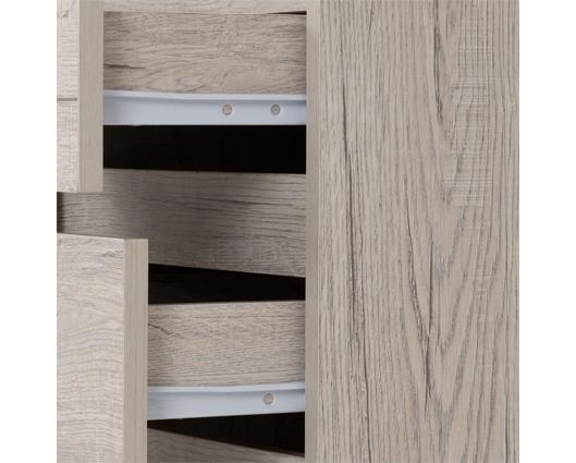 MALVERN 3 DRAWER BEDSIDE - URBAN SNOW