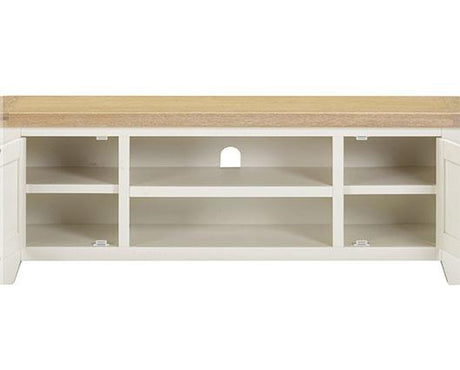WINDSOR STRAIGHT TV UNIT - NATURAL OAK