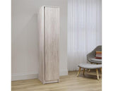 MALVERN 1 DOOR WARDROBE - URBAN SNOW
