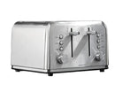 Daewoo Kensington 4 Slice S/steel Toaster