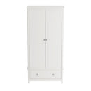 Nairn White 2 door, 1 drawer wardrobe