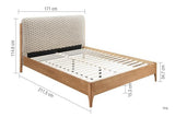 Hatti King Bed - White